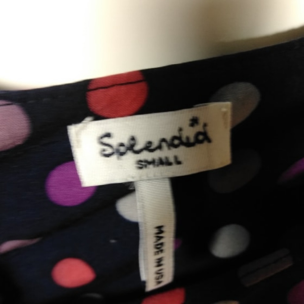 3/$30 Splendid Polka Dot Mini Shift Zip Back - Picture 6 of 8